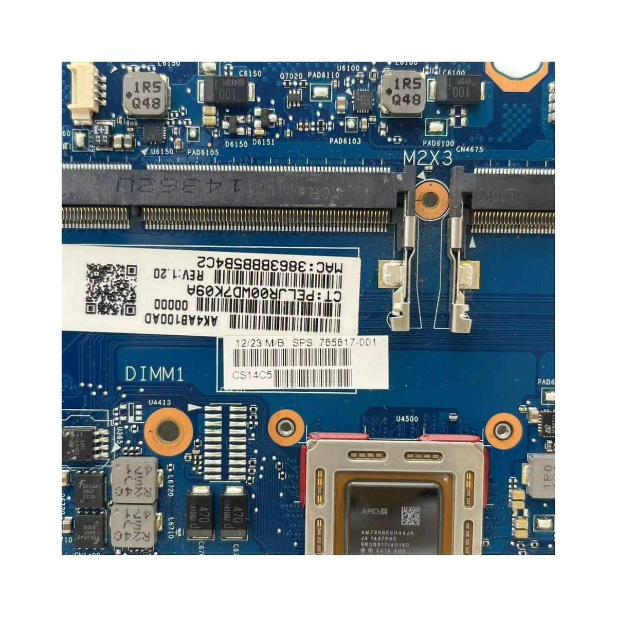 HP Elitebook 725 G2 Motherboard 6050A2631301 765617-601 with A10-7350B CPU - Bighao-era Laptop Part