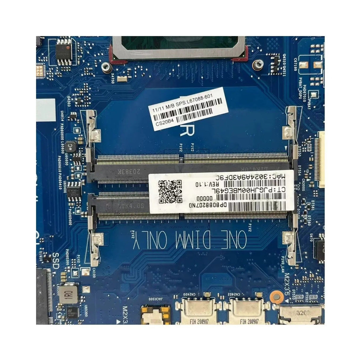 HP Pavilion 17-BY 17G-CR Motherboard 6050A3107701 L67088-601 with i5-10210U CPU - Bighao-era Laptop Part
