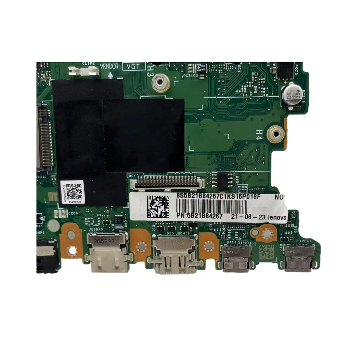 Lenovo ThinkBook 14 G2‑ITL Motherboard LA-K051P 5B21B84267 with i5-1135G7 8GB-RAM - Bighao-era Laptop Part