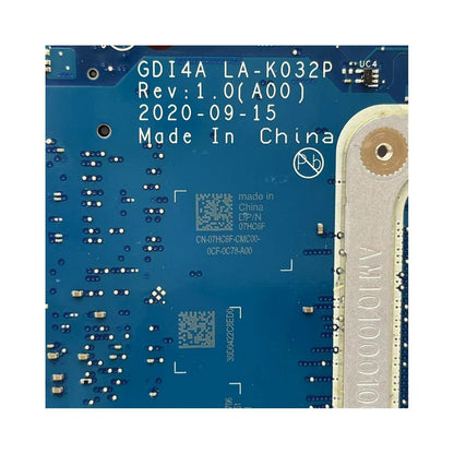 Dell Inspiron 3501 Vostro 3400 3500 Motherboard CN-07HC6F LA-K032P with i3-1115G4 CPU - Bighao-era Laptop Part