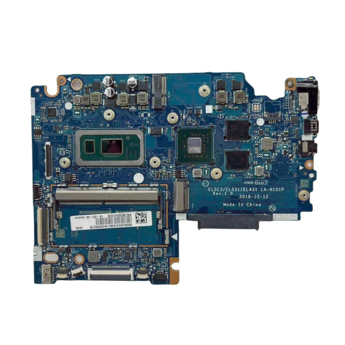 Lenovo FLEX-15IWL S340-15IWL Motherboard LA-H101P 5B20S41938 with i7-8565U 4GB-RAM MX230-2GB - Bighao-era Laptop Part