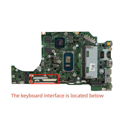 Acer Aspire A514-54G Motherboard FH5AT LA-K092P NB.A2111.006 with i7-1165G7 8GB-RAM MX350-2GB - Bighao-era Laptop Part