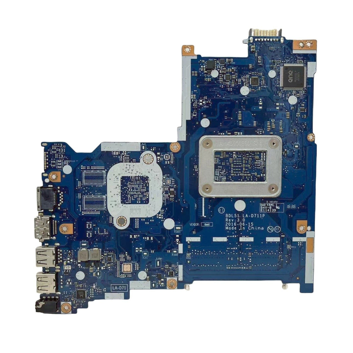 HP Pavilion 15-BA Motherboard LA-D711P 854968-601 with E2-7110 CPU - Bighao-era Laptop Part