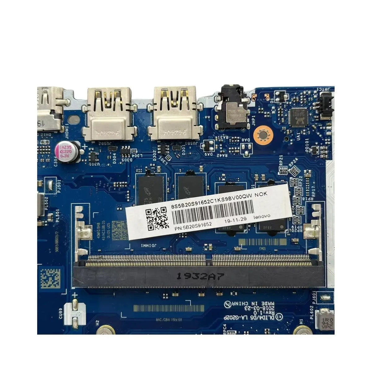 Lenovo IdeaPad 130-15IKB Motherboard LA-G202P 5B20S91652 with i3-7020U 4GB-RAM - Bighao-era Laptop Part