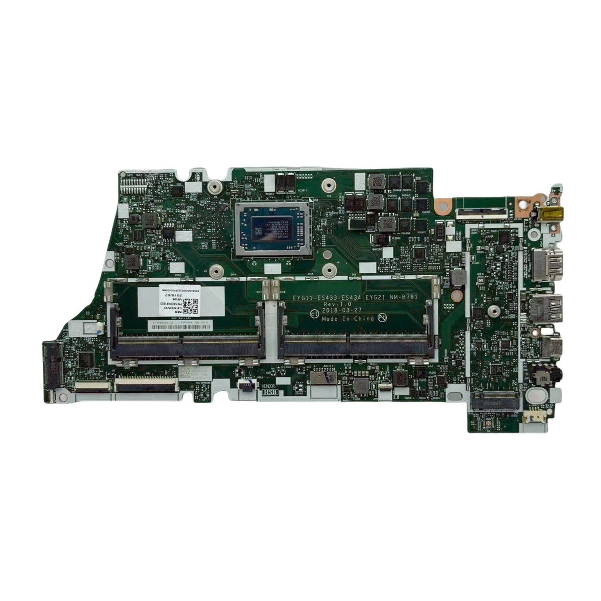 Lenovo Yoga 530-14ARR Flex 6‑14ARR Motherboard NM-B781 5B20R41623 with AMD R5-2500U CPU - Bighao-era Laptop Part
