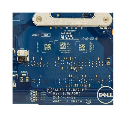 Dell Inspiron 5566 5468 Motherboard LA-D871P BAL60 CN-02PX9P with i7-7500U CPU - Bighao-era Laptop Part