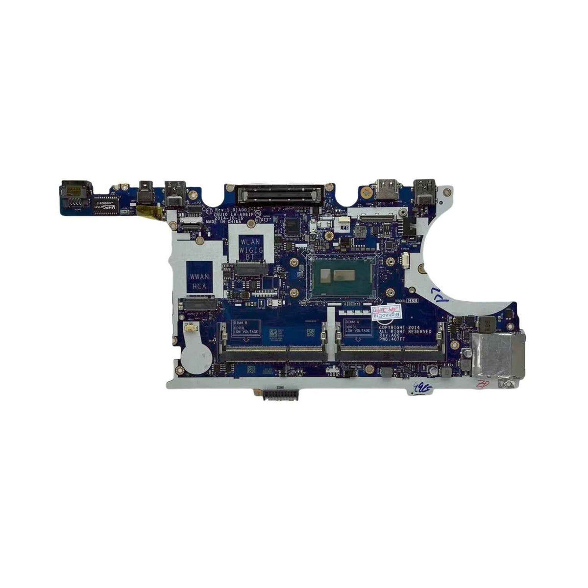 Dell Latitude 7450 Motherboard CN-0TFVF9 LA-A961P with i5-5200U CPU - Bighao-era Laptop Part