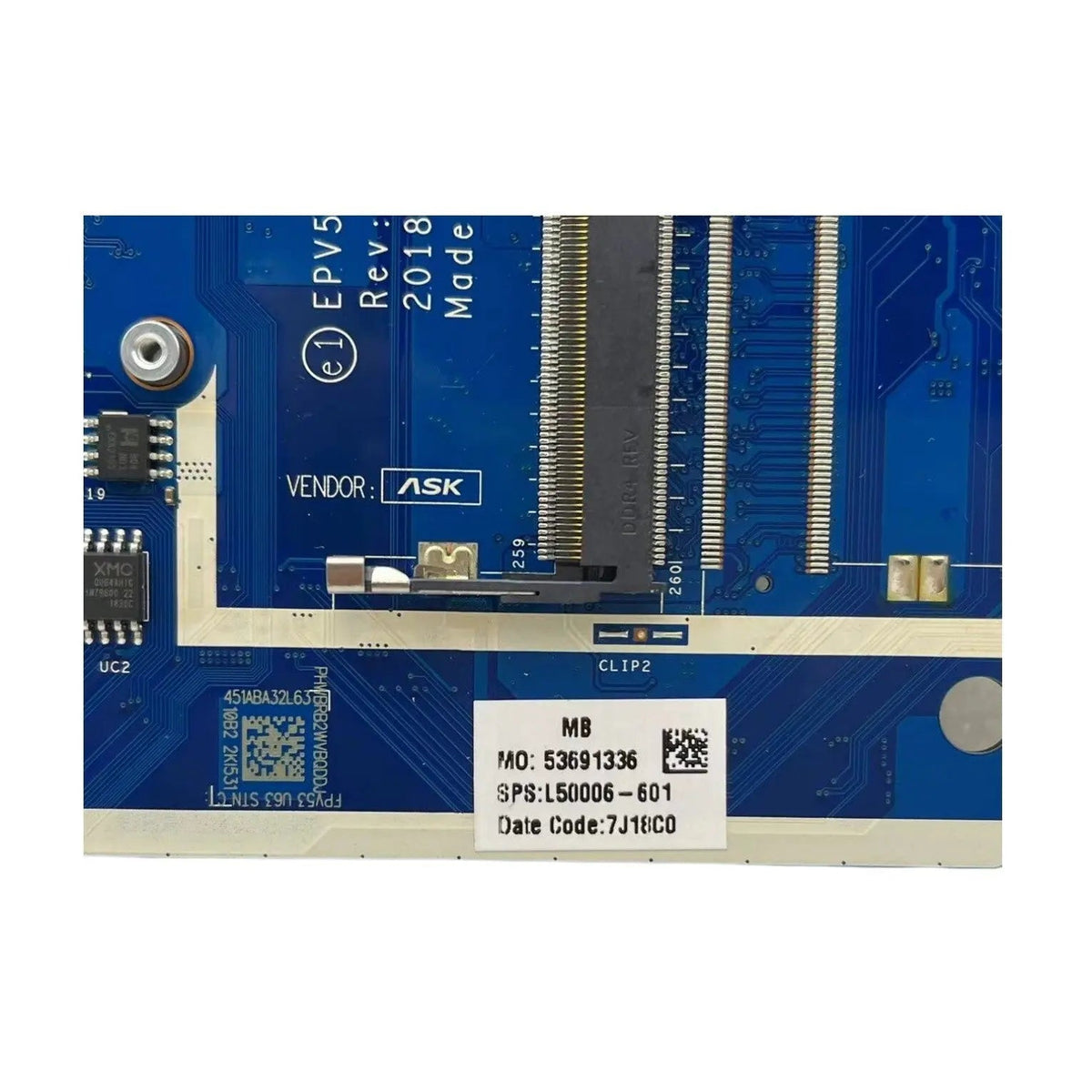 HP 15-DB 255 G7 Motherboard LA-G078P L50006-601 with E2-9000e CPU - Bighao-era Laptop Part
