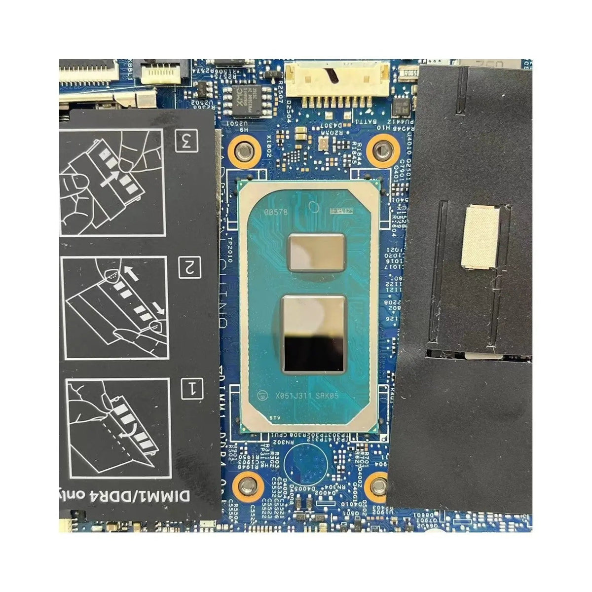 Dell Inspiron 5502 Motherboard 19861-1 CN-0WNVYK with i5-1135G7 CPU - Bighao-era Laptop Part