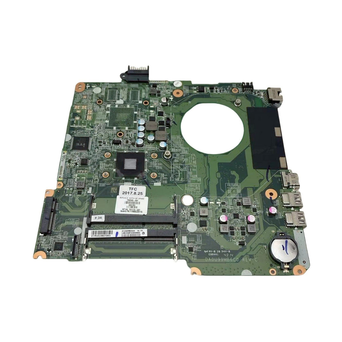 HP Pavilion 15-F 15-N Motherboard DA0U99MB6C0 790340-601 with E1-6010 CPU - Bighao-era Laptop Part