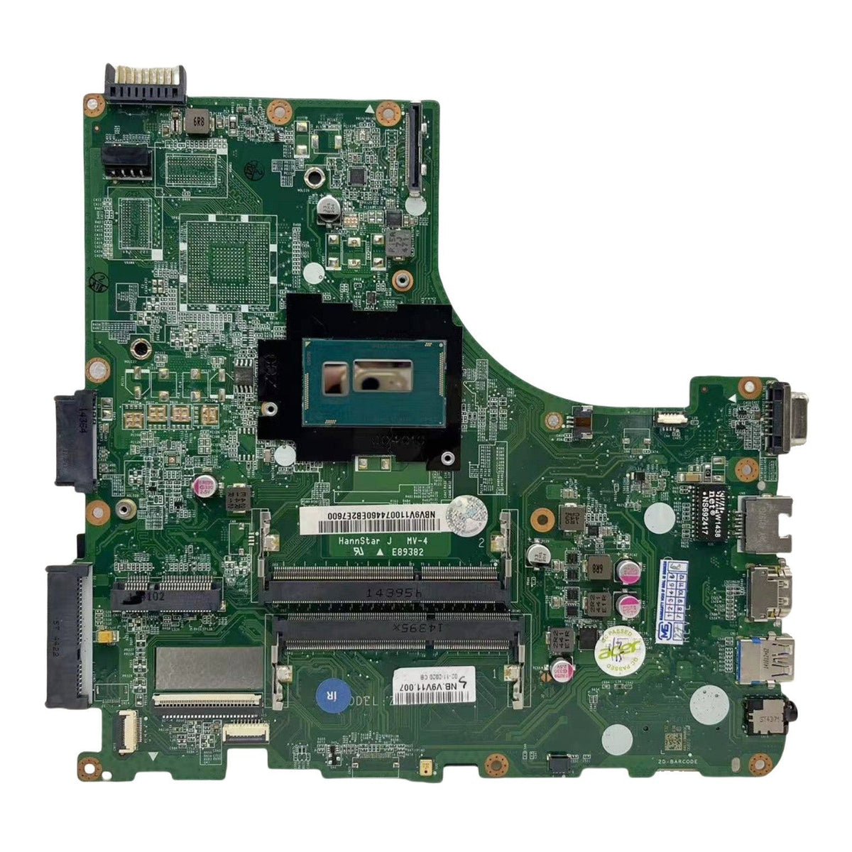 Acer Aspire V3-472P Motherboard DA0ZQ0MB6E0 NB.V9V11.007 with i3-4005U CPU - Bighao-era Laptop Part