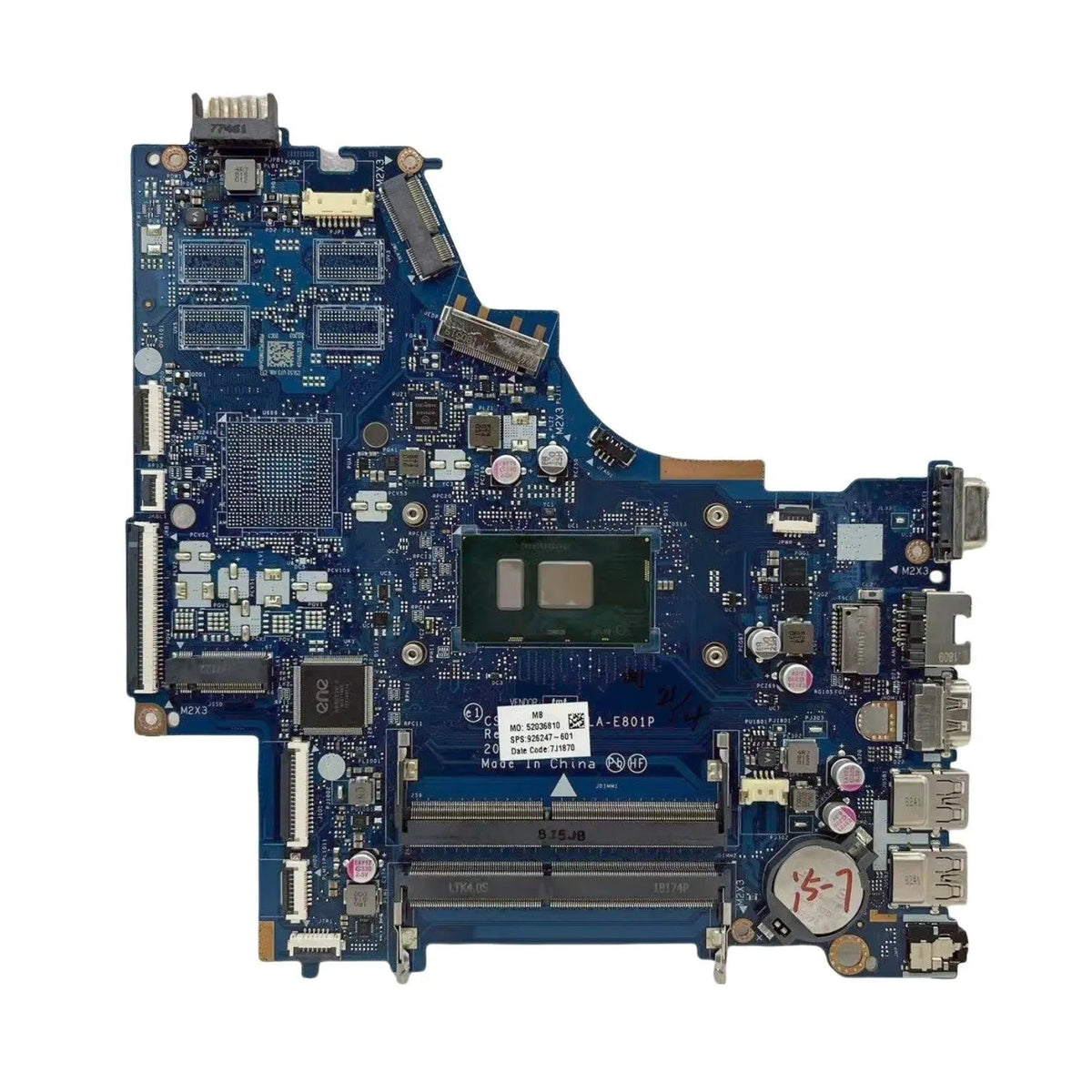 HP Pavilion 15-BS 250 G6 Motherboard LA-E801P 926247-601 with i5-7200U CPU - Bighao-era Laptop Part
