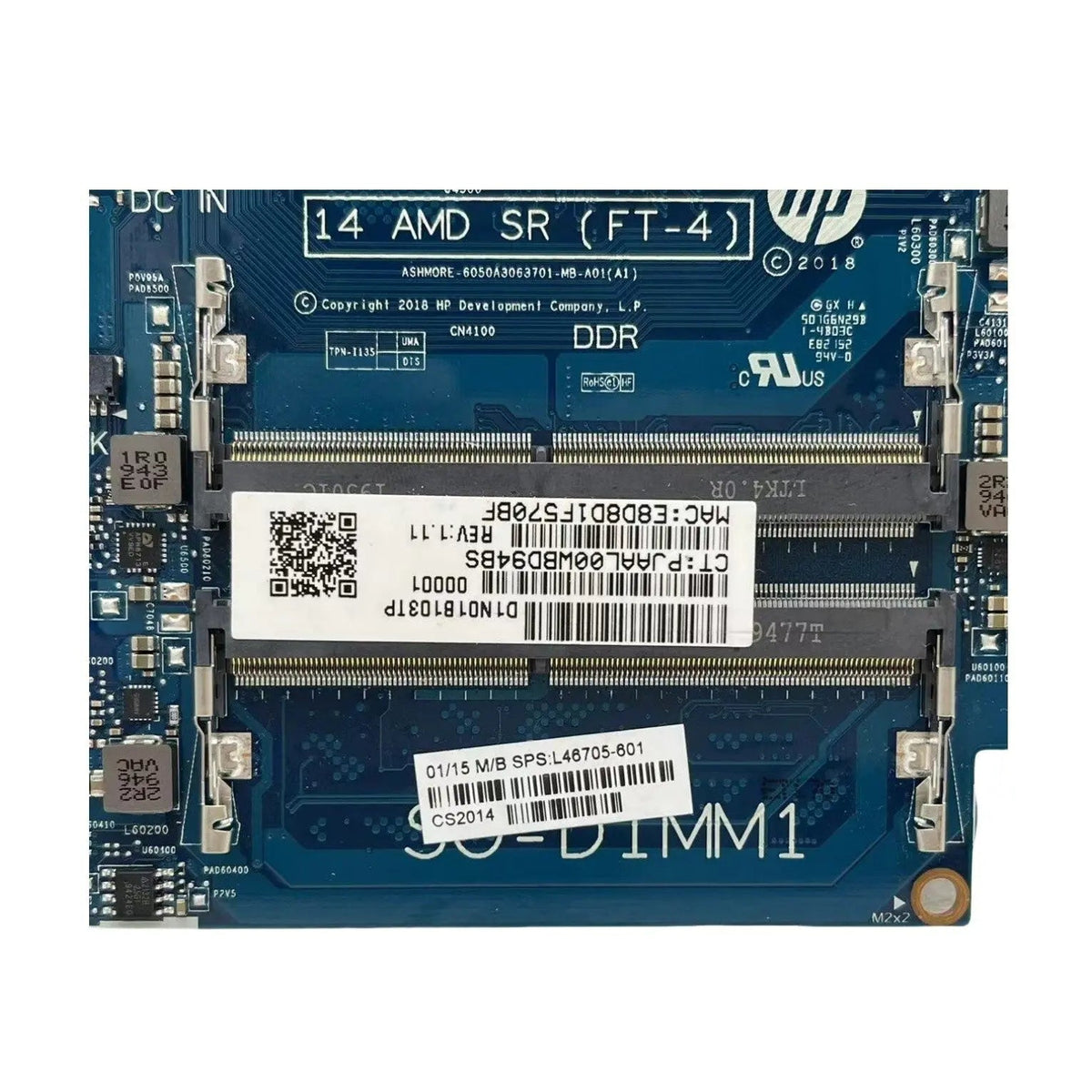 HP 14-DK 245 G8 Motherboard 6050A3063701 L46705-601 with A9-9425 CPU - Bighao-era Laptop Part