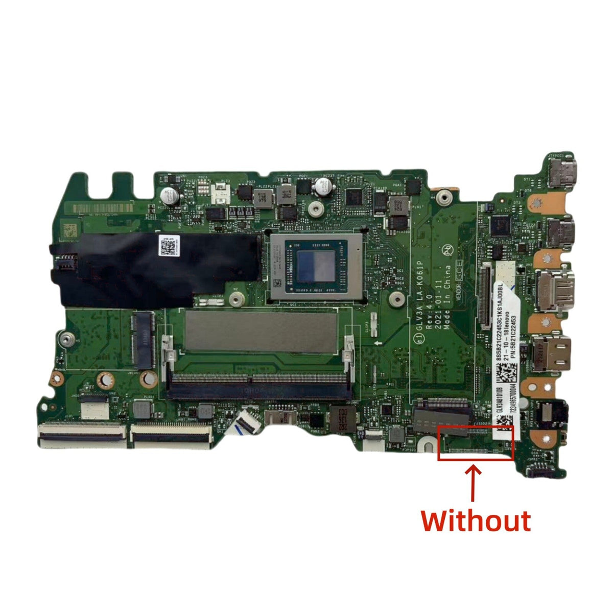 Lenovo ThinkBook 14 G3 ACL/14 G2 ARE motherboard LA-K061P 5B21C22453 with R5-5500U CPU 8GB-RAM - Bighao-era Laptop Part