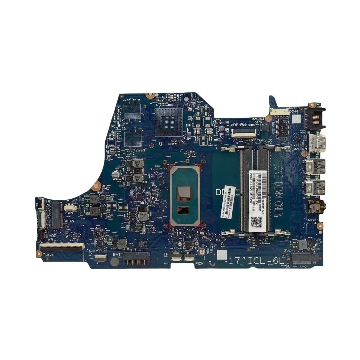 HP Pavilion 17-BY Motherboard 6050A3168901 L87451-601 with i5-1035G1 CPU - Bighao-era Laptop Part