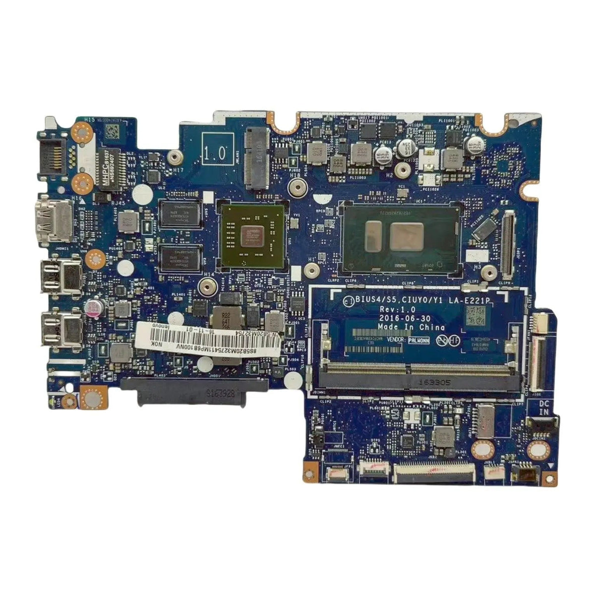 Lenovo Flex4‑1480 510‑14IKB Motherboard LA-E221P 5B20M32754 with i5-7200U R5 M330-2GB - Bighao-era Laptop Part