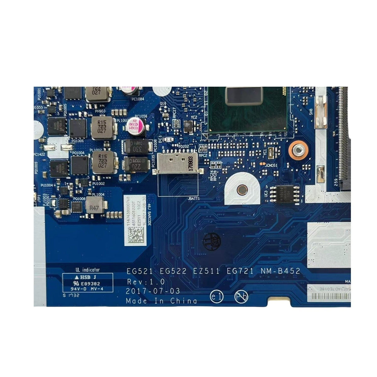 Lenovo IdeaPad 520-15IKB Motherboard NM-B452 5B20Q15604 with i7-8550U MX150-4GB - Bighao-era Laptop Part