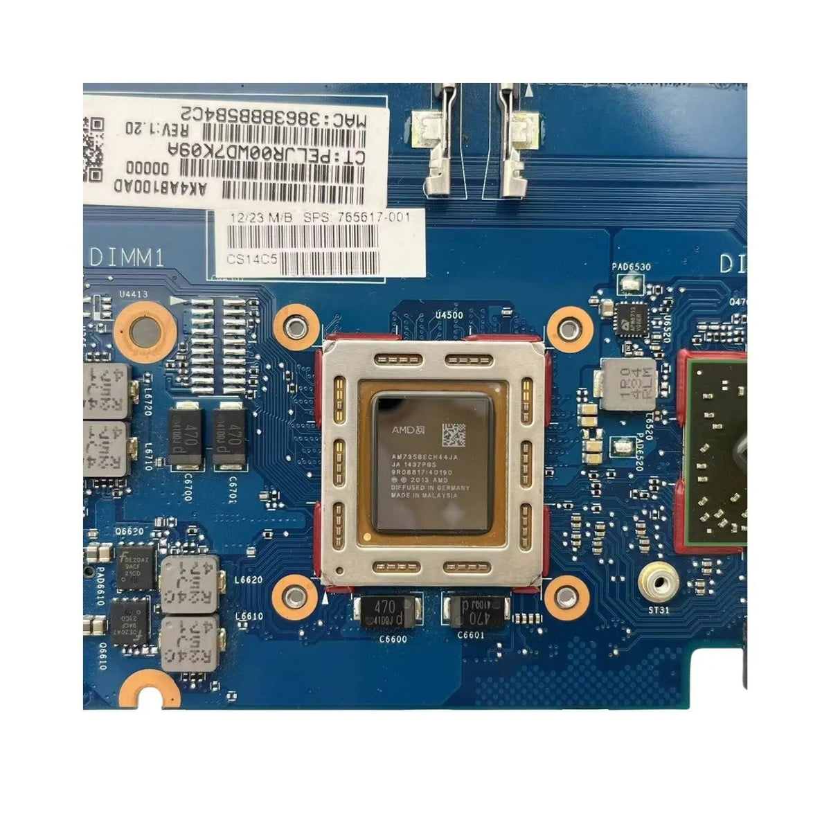 HP Elitebook 725 G2 Motherboard 6050A2631301 765617-601 with A10-7350B CPU - Bighao-era Laptop Part