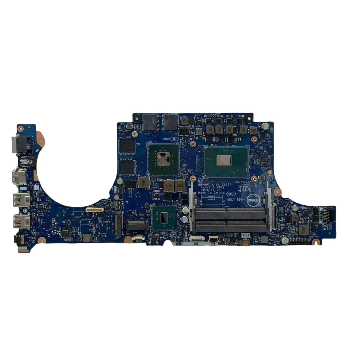 Dell Inspiron 15 7000 Gaming 7567 Motherboard LA-D993P CN-0P84C9 with i7-7700HQ GTX1050Ti-4GB - Bighao-era Laptop Part