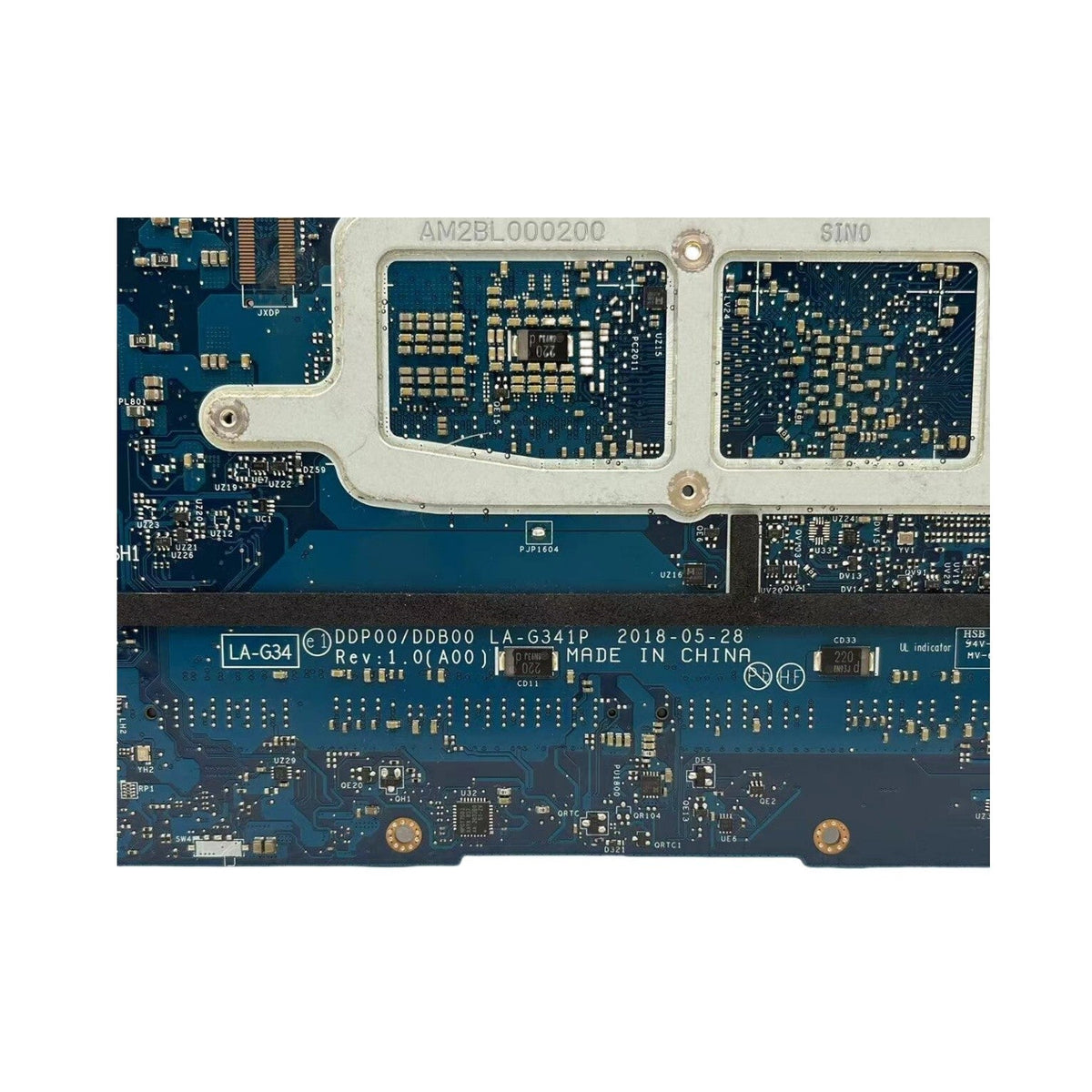 Dell XPS 15 9570 Motherboard LA-G341P CN-0F3DC8 with i7-8750H GTX1050Ti-4GB - Bighao-era Laptop Part