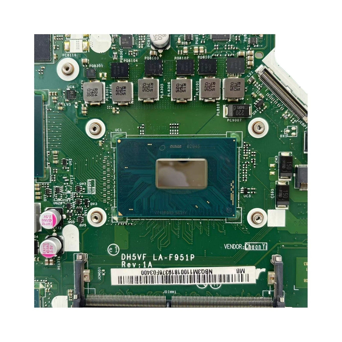 Acer Nitro 5 AN515‑52 Motherboard LA-F951P NB.Q3M11.001 with i7-8750H GTX1050-4GB - Bighao-era Laptop Part