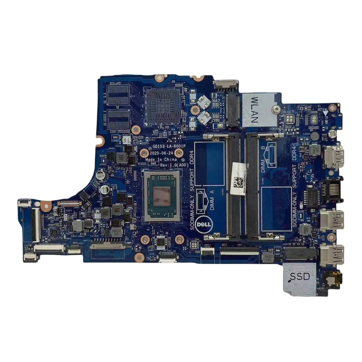 Dell Inspiron 15 3505 Motherboard LA-K001P CN-0P92W5 with AMD 3050U CPU - Bighao-era Laptop Part