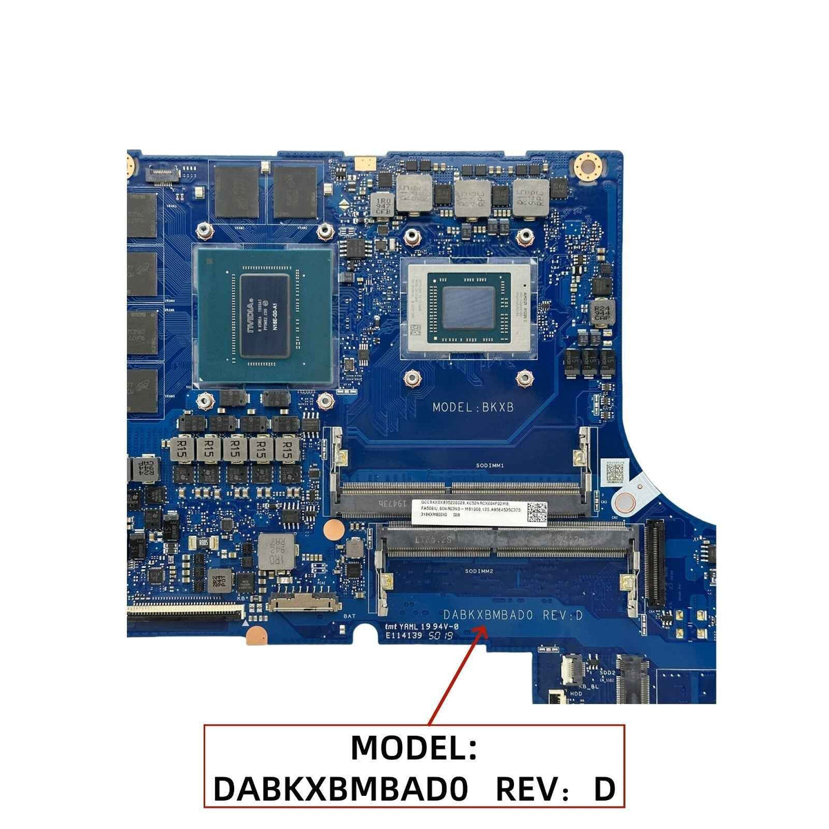 ASUS TUF Gaming A15 FA506IU FA506IV Motherboard DABKXBMBAD0 with R5-4600H CPU GTX2060 6GB - Bighao-era Laptop Part
