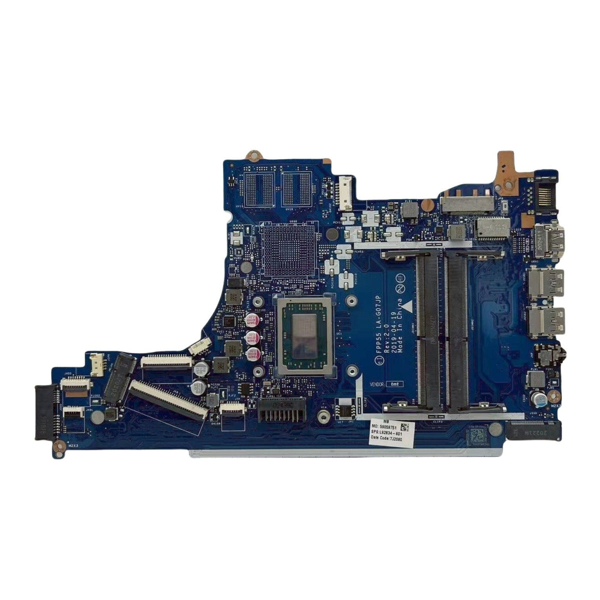 HP 15-DB Motherboard LA-G07JP L46515-601 with R5-3500 CPU - Bighao-era Laptop Part