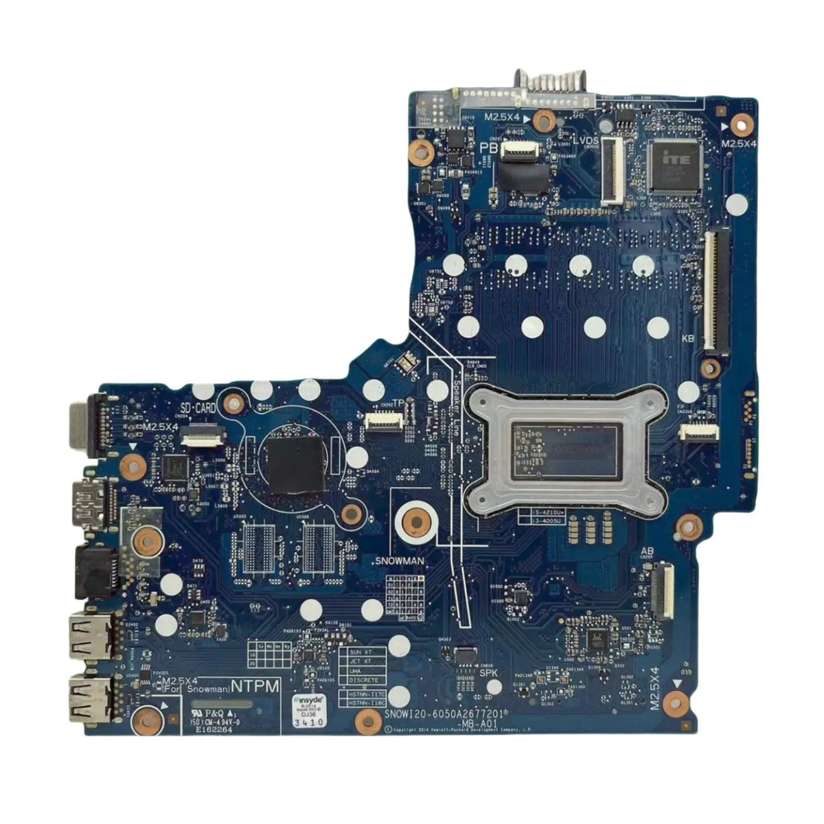 HP ProBook 350 G2 Motherboard 6050A2677201 796382-601 with i3-4005U CPU - Bighao-era Laptop Part