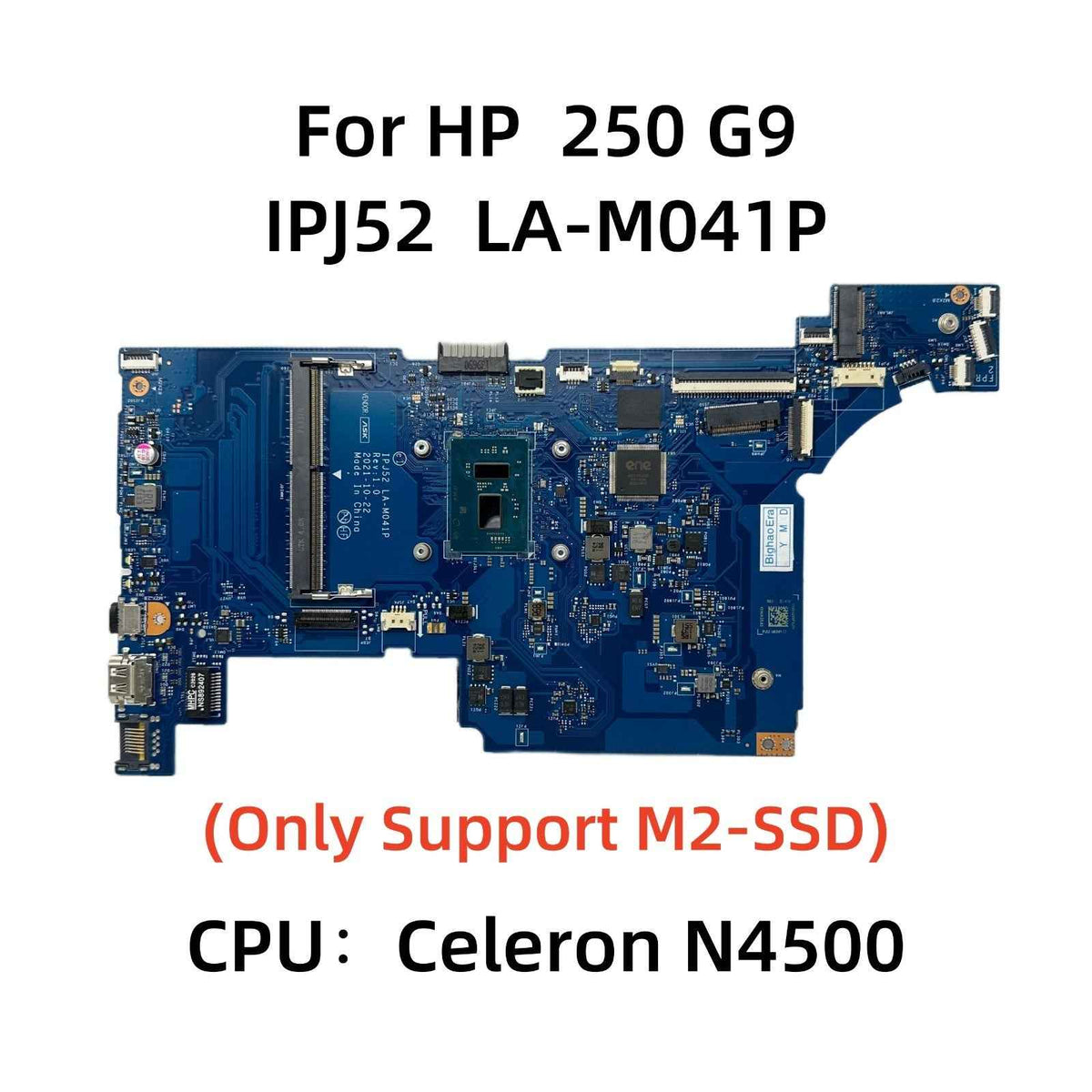 HP 250 G9 Motherboard LA-M041P N08746-601 with N4500 CPU - Bighao-era Laptop Part