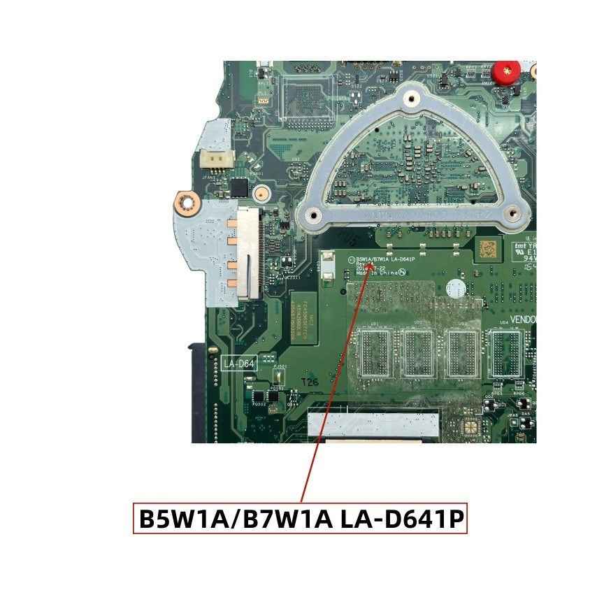 Acer Aspire ES1-732 ES1-533 Motherboard NB.GFT11.00B LA-D641P with N3350 CPU - Bighao-era Laptop Part