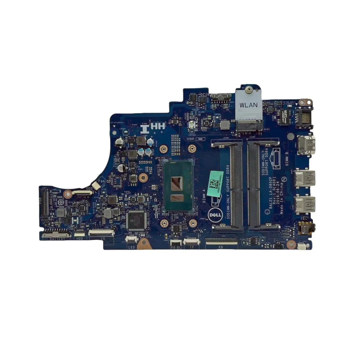 Dell Inspiron 5567 motherboard LA-D802P CN-0DG5G3 with i5-7200U CPU - Bighao-era Laptop Part