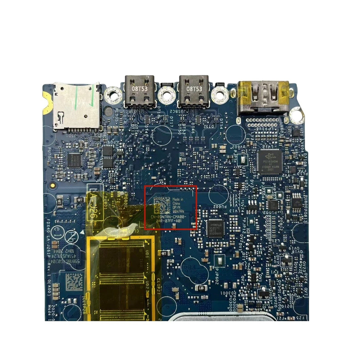 Dell Latitude 7310 7410 Motherboard LA-J261P CN-04J6CM CN-00N7RN with i5 i7 CPU 16GB-RAM - Bighao-era Laptop Part