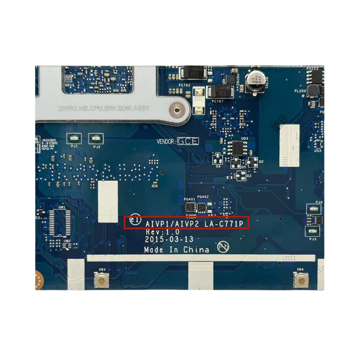Lenovo IdeaPad 100-14IBY 100-15IBY Motherboard LA-C771P 5B20J30778 with N3540 CPU - Bighao-era Laptop Part