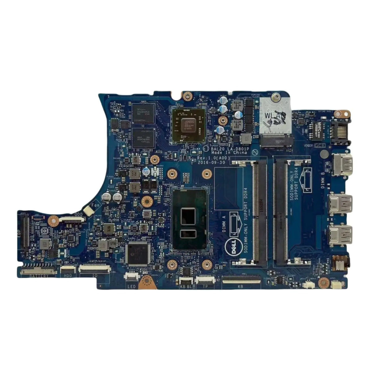 Dell Inspiron 5567 Motherboard LA-D801P CN-0Y8N7H with i5-7200U CPU R7 M445-2GB - Bighao-era Laptop Part