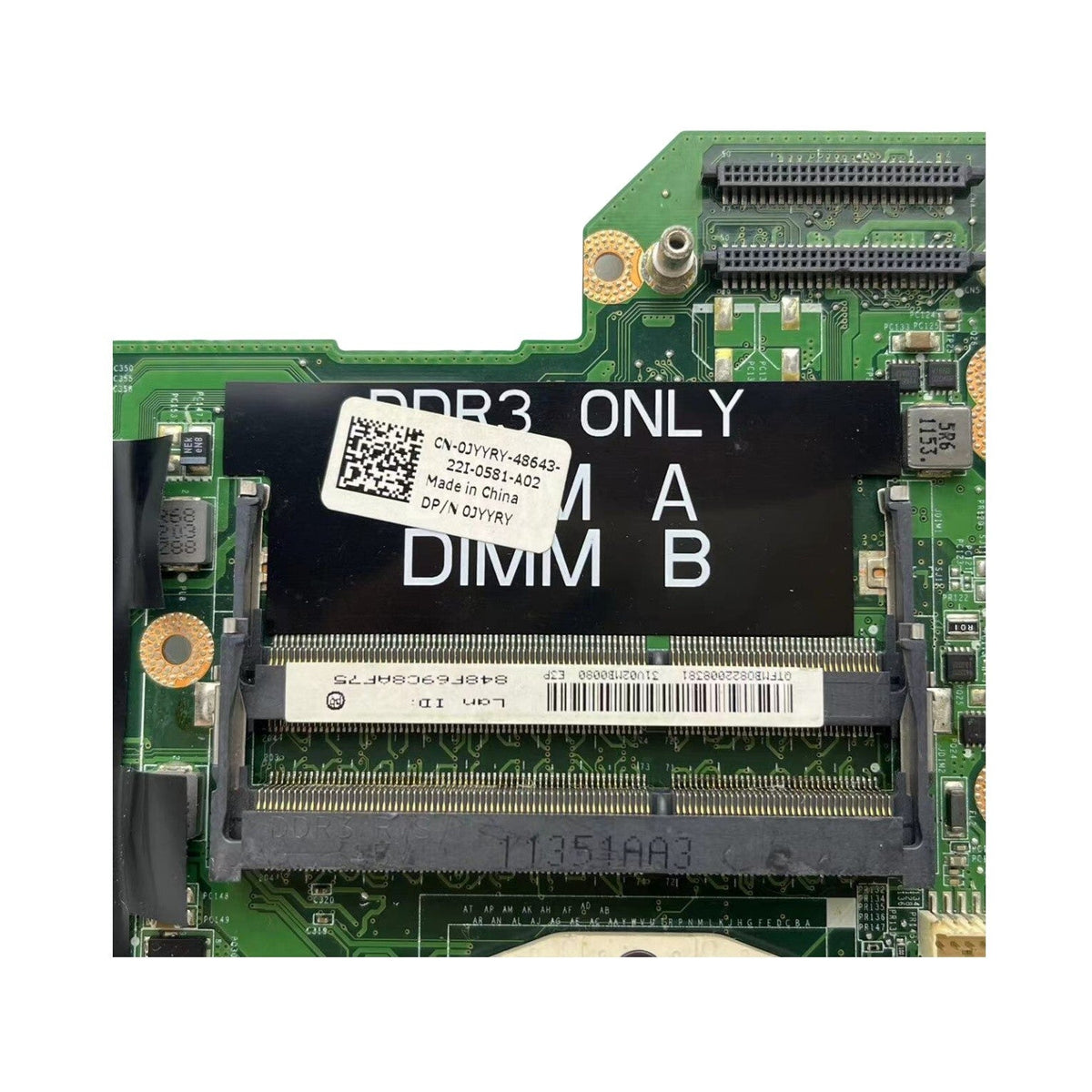 DELL Vostro V3450 Motherboard DA0V02MB6E1 CN-0JYYRY with HM67 without CPU - Bighao-era Laptop Part