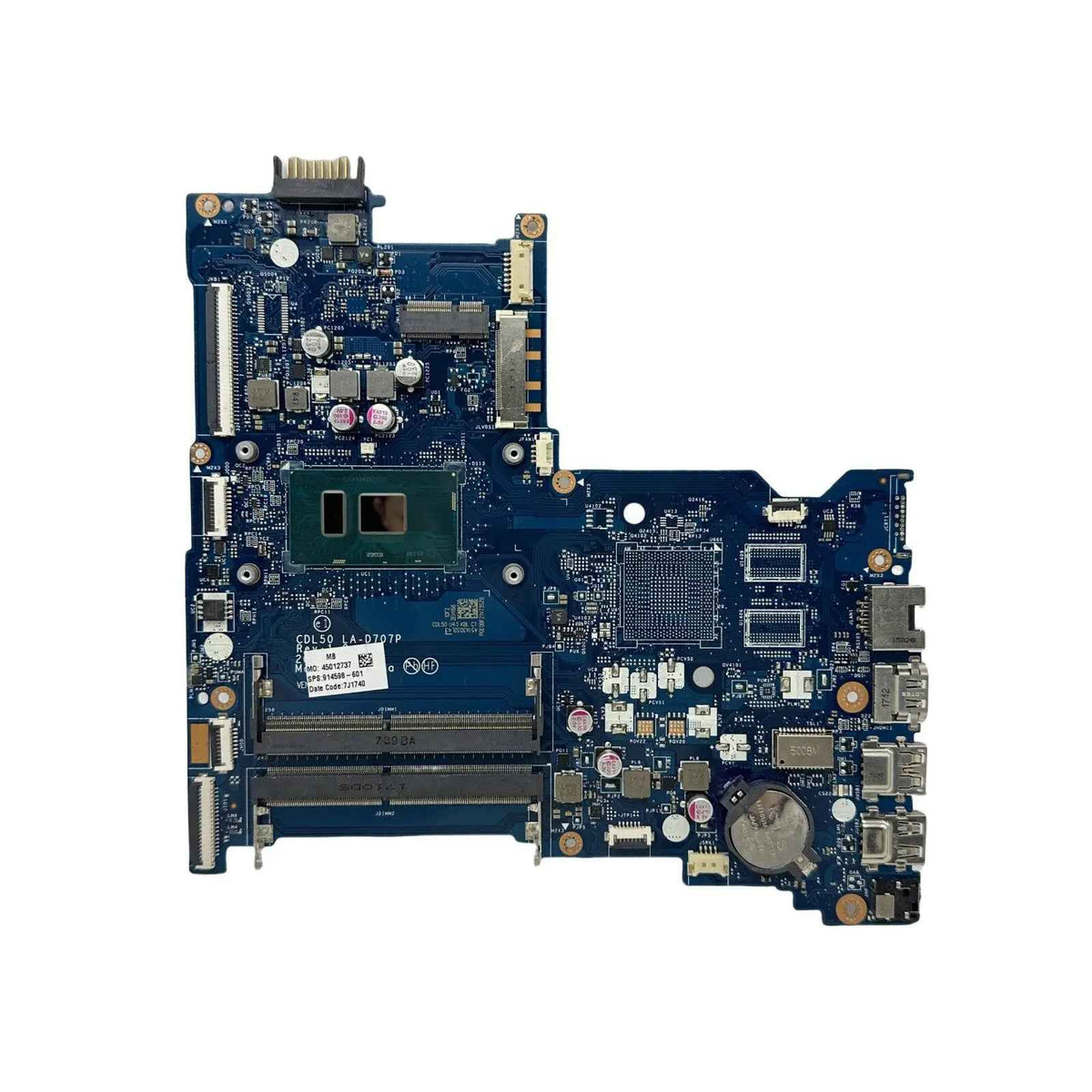 HP 15-AY Motherboard LA-D707P 909213-601 with i5-7200 CPU - Bighao-era Laptop Part