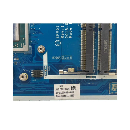 HP 15-DB 255 G7 Motherboard LA-G076P L20666-601 with R3-2200U CPU - Bighao-era Laptop Part