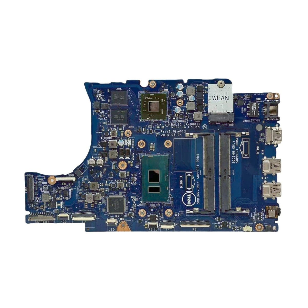 Dell Inspiron 15‑5567 17‑5767 Motherboard LA-D801P CN-0KFWK9 with i7-7500U R7 M445-4GB - Bighao-era Laptop Part