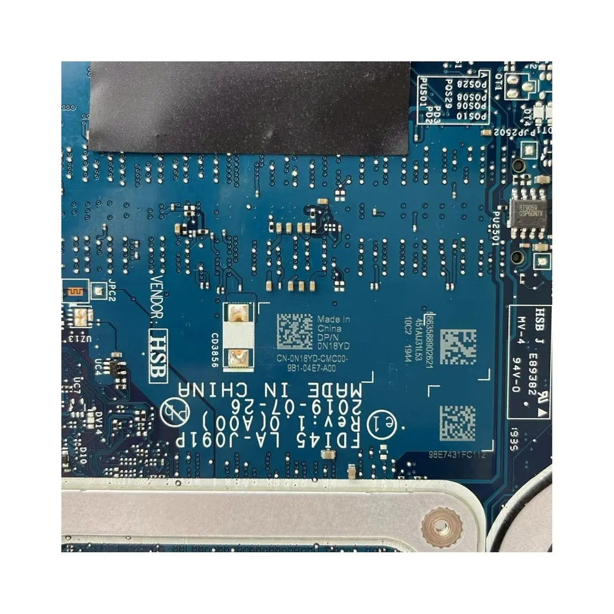 Dell Inspiron 3593 3793 Motherboard LA-J091P CN-0N18YD with i7-1065G7 MX230-2GB - Bighao-era Laptop Part