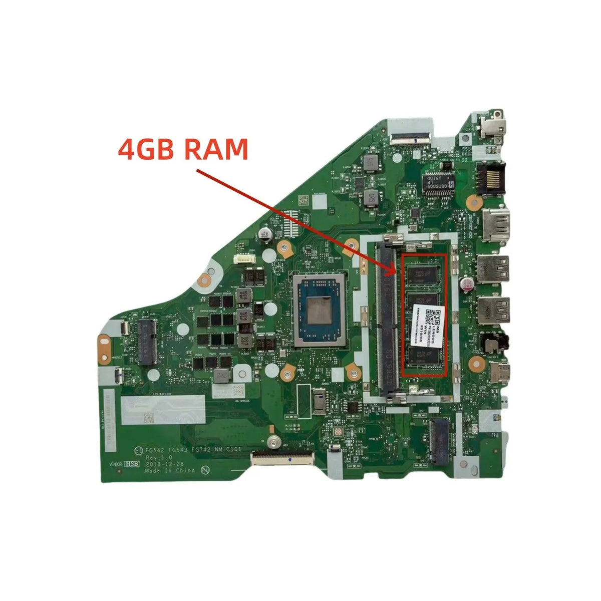 Lenovo Ideapad L340-15API Motherboard NM-C101 5B20S41811 with R3-3200U 0GB-RAM - Bighao-era Laptop Part