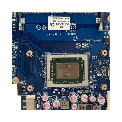 HP Pavilion 15-BA Motherboard LA-D713P 902570-601 with A12-9700P CPU - Bighao-era Laptop Part