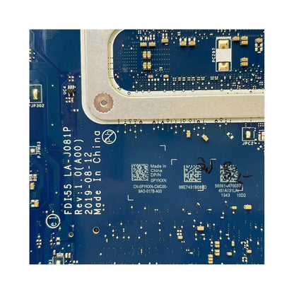 Dell Inspiron 3593 3493 5493 5593 Motherboard LA-J081P CN-01J5TX with i5-1035G1 CPU - Bighao-era Laptop Part