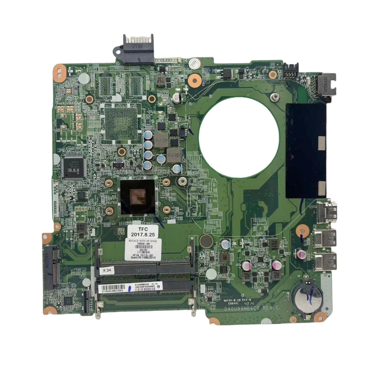 HP Pavilion 15-F 15-N Motherboard DA0U99MB6C0 790340-601 with E1-6010 CPU - Bighao-era Laptop Part