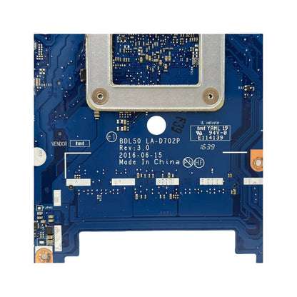 HP 15-AY Motherboard LA-D702P 854948-601 with Pentium N3710 CPU - Bighao-era Laptop Part