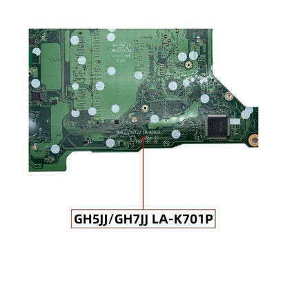 Acer Aspire 3 A315‑35 Motherboard LA-K701P NB.A8X11.001 with N5100 CPU - Bighao-era Laptop Part
