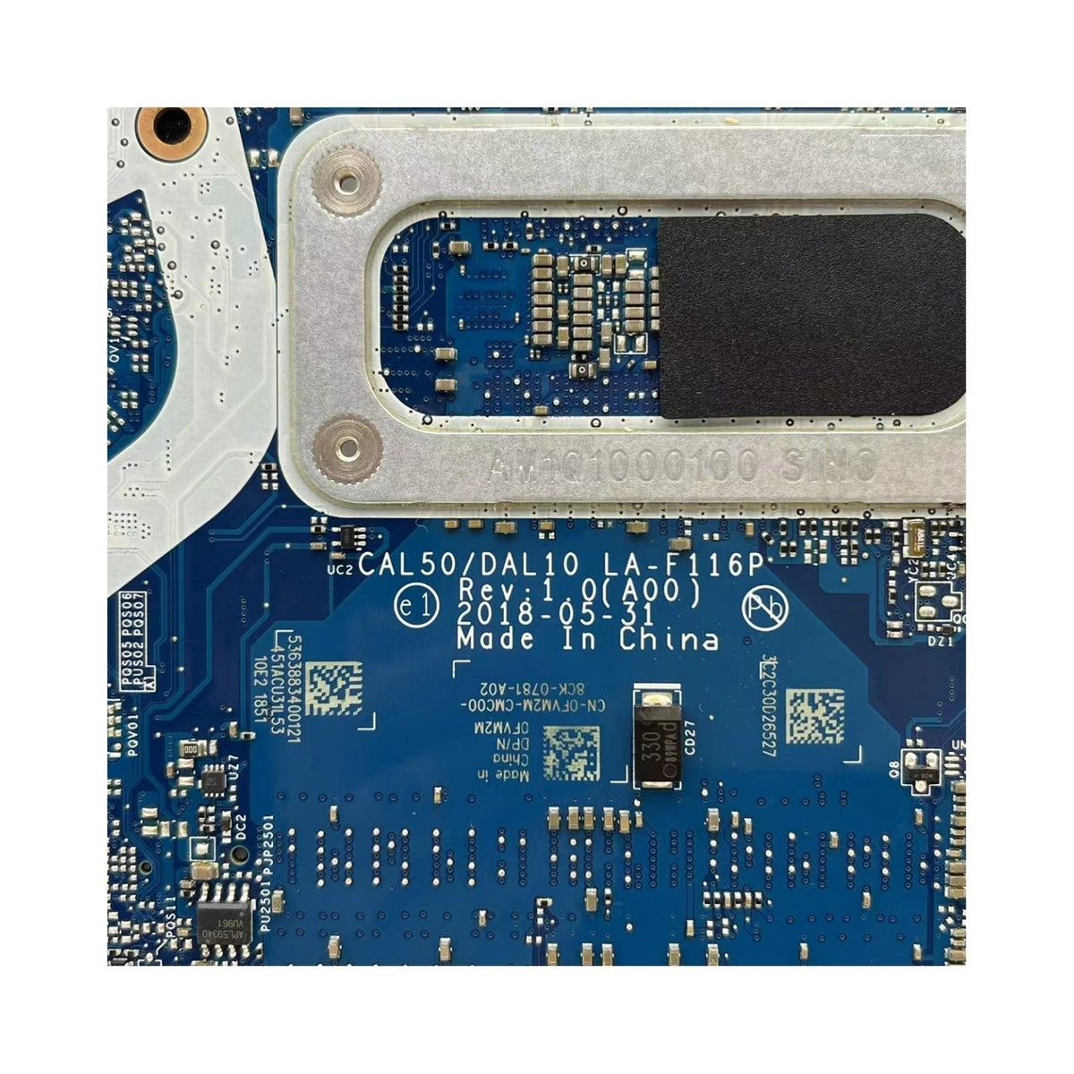 DELL Latitude 3490 Motherboard LA-F116P CN-0FVM2M with i3-7020U CPU - Bighao-era Laptop Part