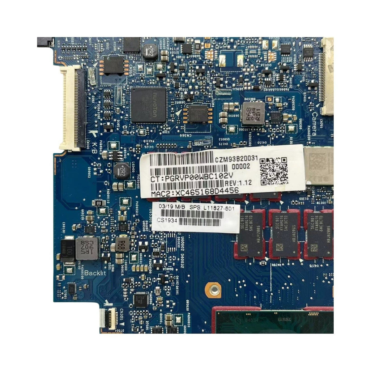 HP EliteBook X360 1030 G2 Motherboard L11827-601 6050A2848001 with i7-7500U 8GB-RAM - Bighao-era Laptop Part
