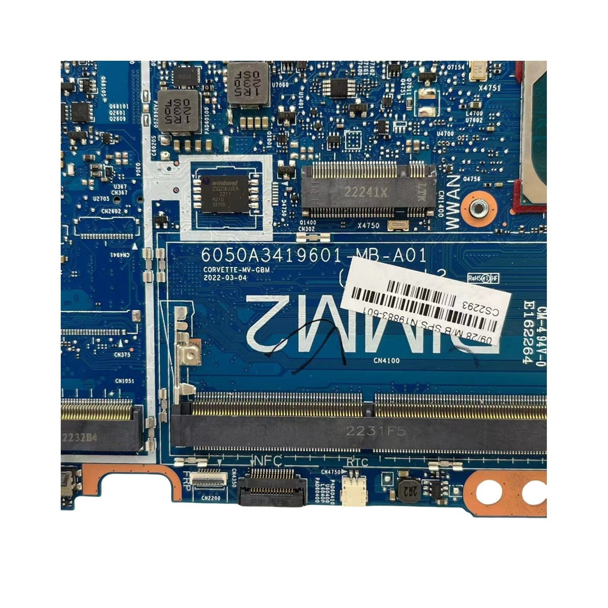HP EliteBook 830/840 G8 Motherboard 6050A3419601 N19883-601 with i5-1145G7 CPU - Bighao-era Laptop Part