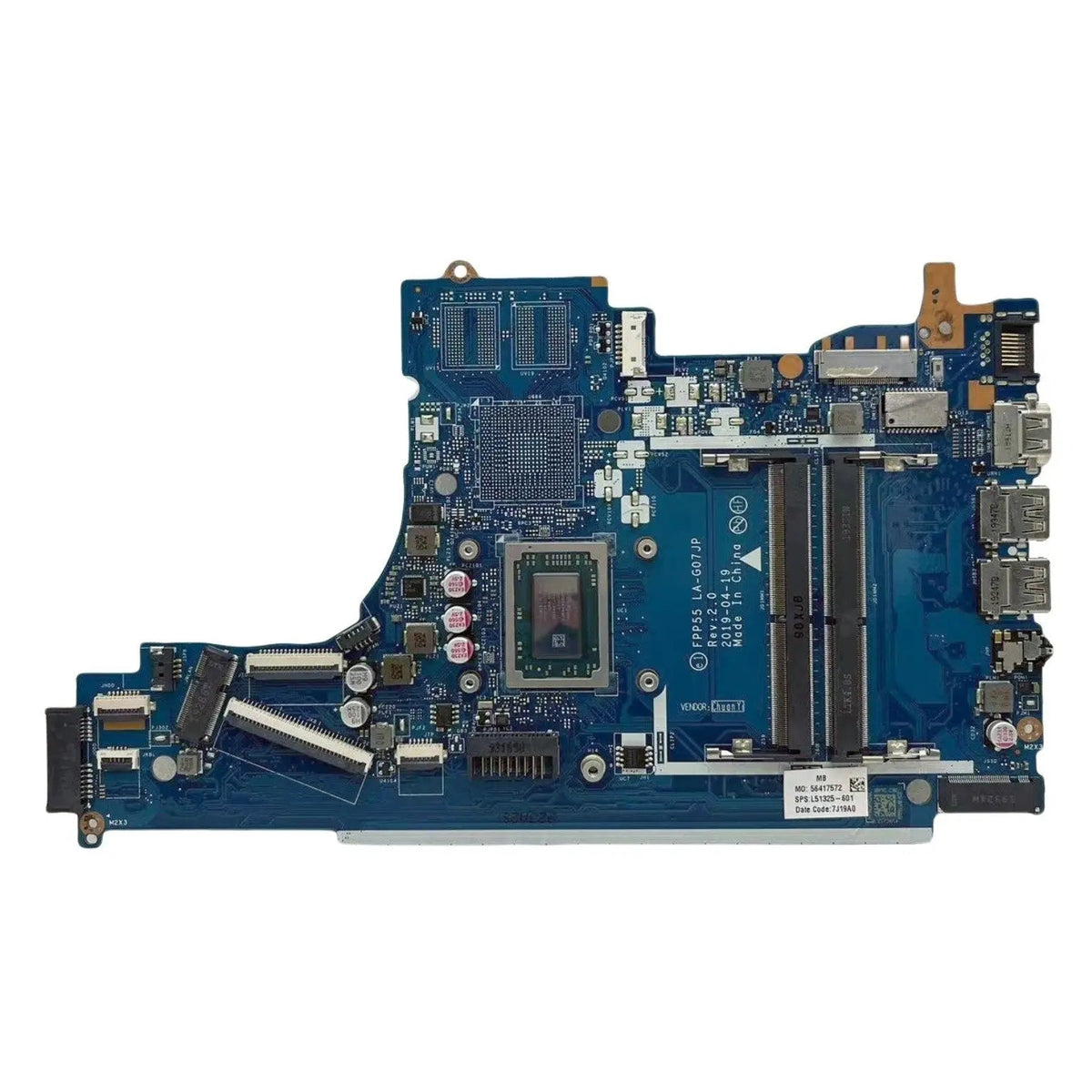 HP 15-DB 255 G7 Motherboard LA-G07JP L51325-601 with R7-3700U CPU - Bighao-era Laptop Part